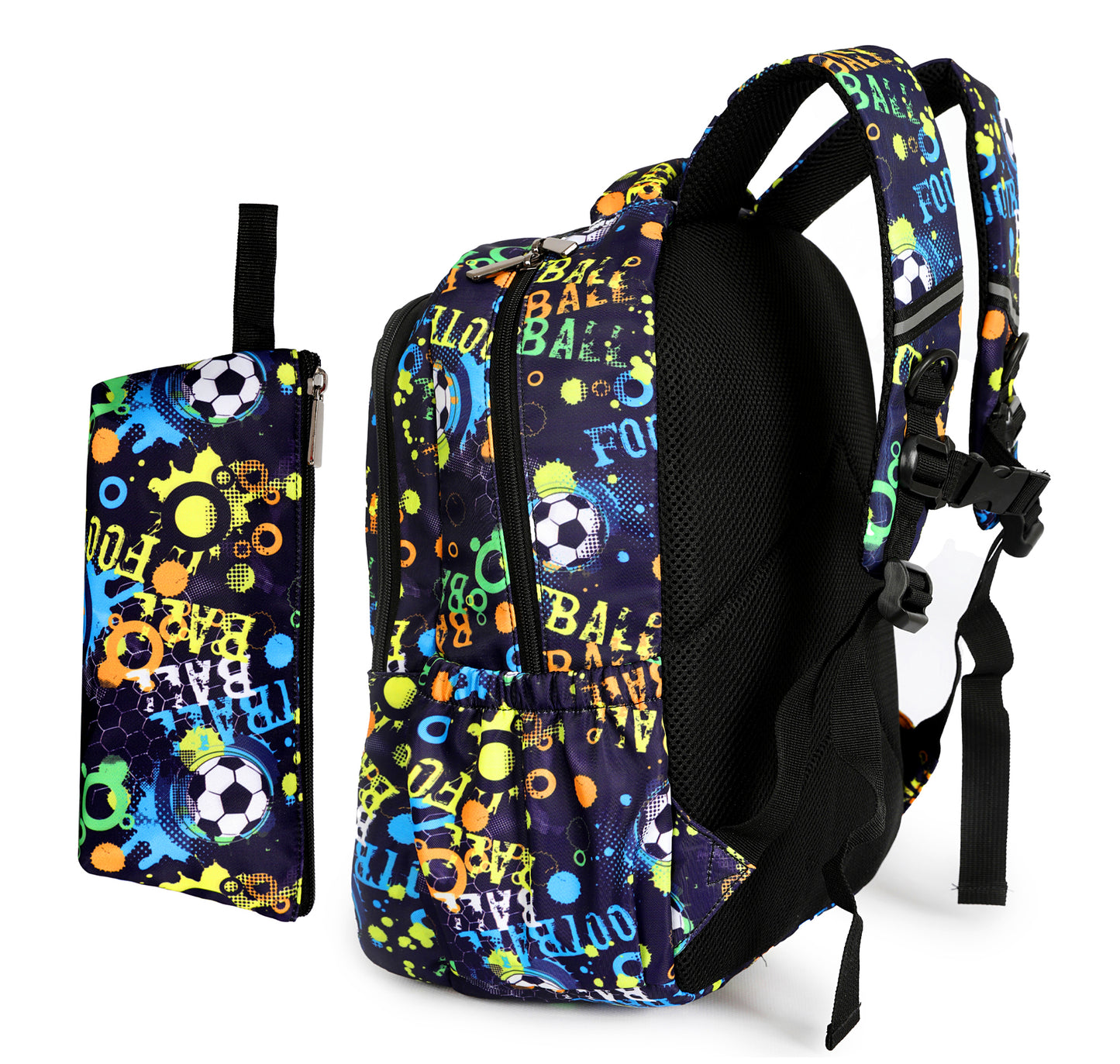 LOVEVO Kids School Backpack with Pencil Case for Boys & Girls Suitable for Casual Travel Sports and Gifts