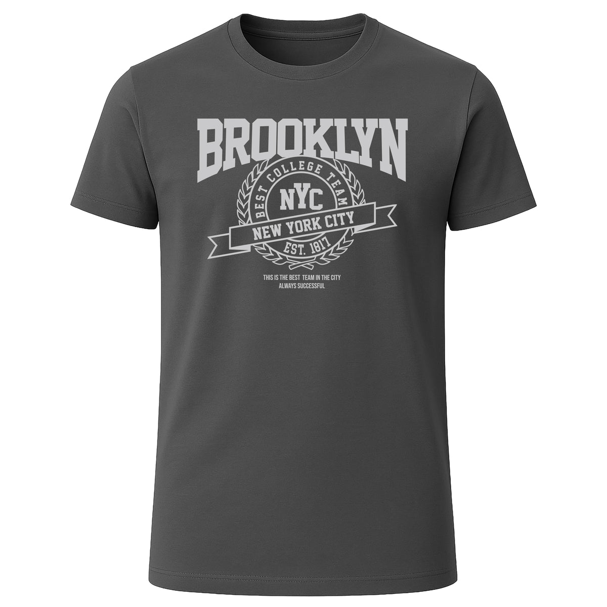 Grey T-shirt with “Brooklyn  NYC” print