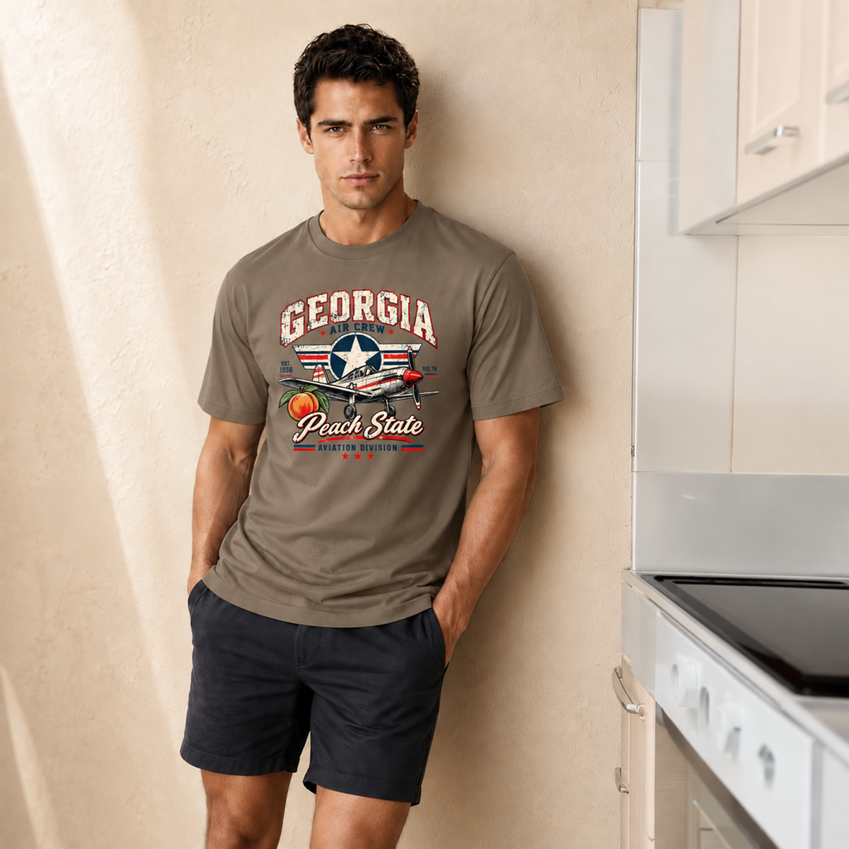 LOVEVO Graphic T-Shirt – Georgia Peach State