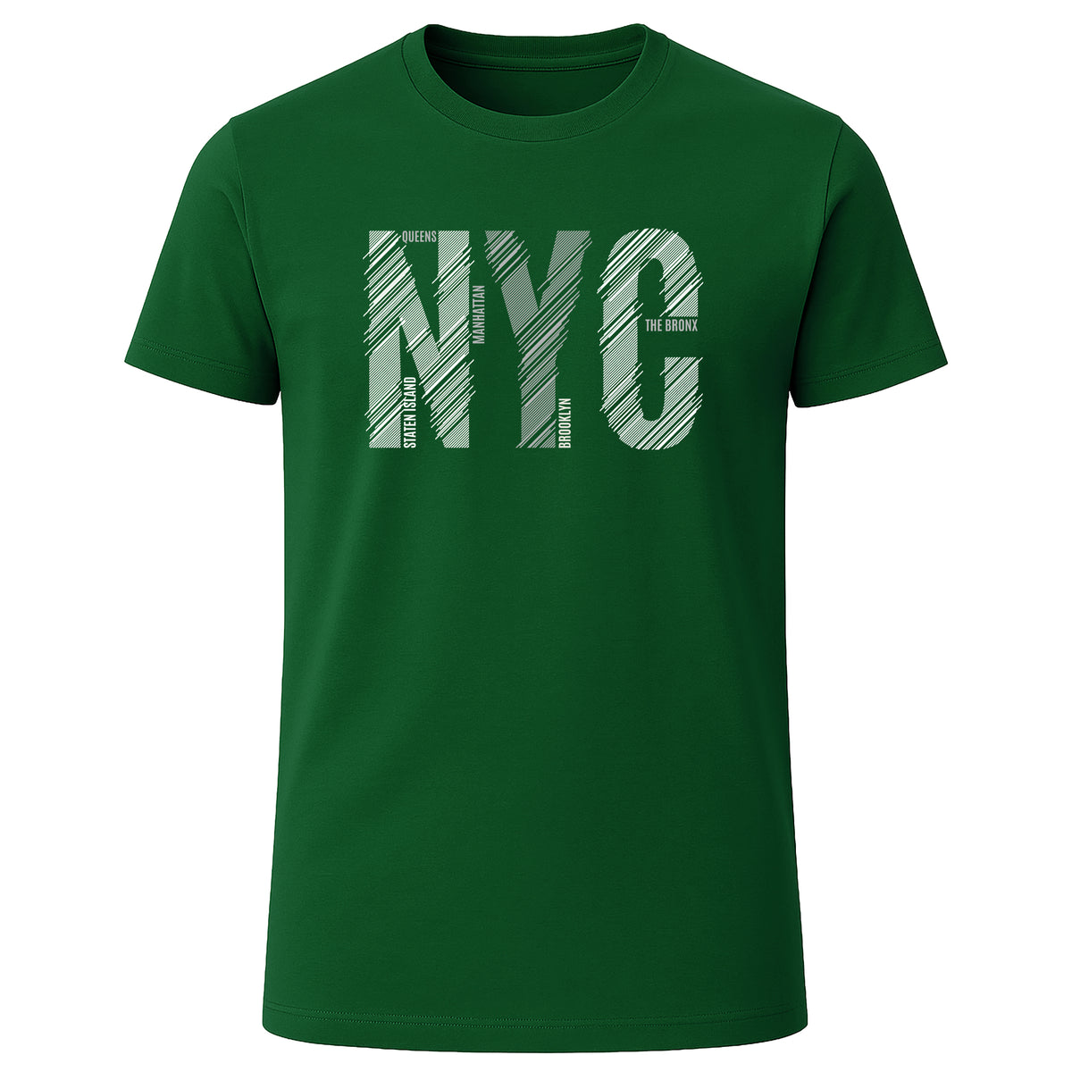 LOVEVO olive green graphic T-shirt with NYC  New York design ✅

