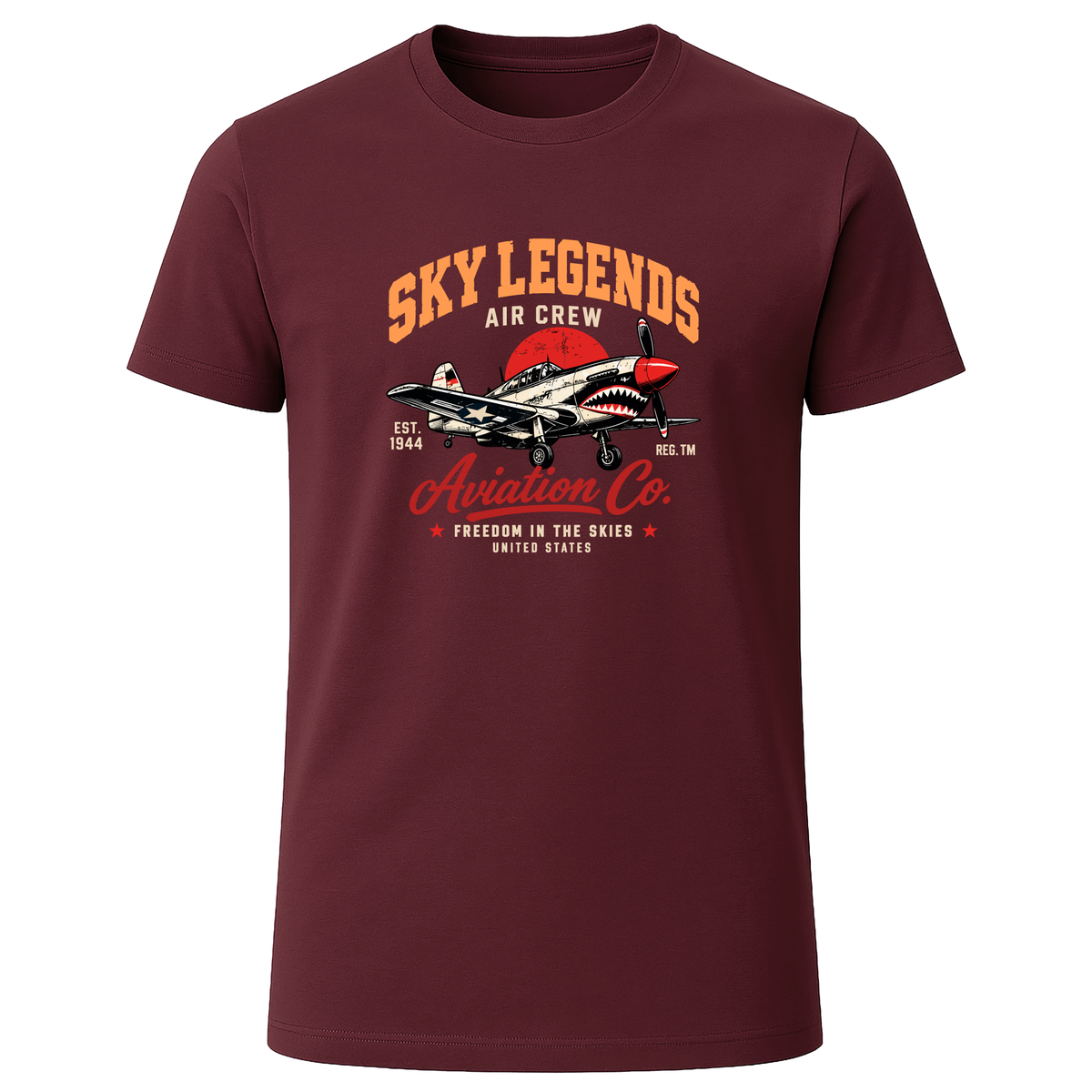 LOVEVO Men’s Graphic T-Shirt – Sky Legends